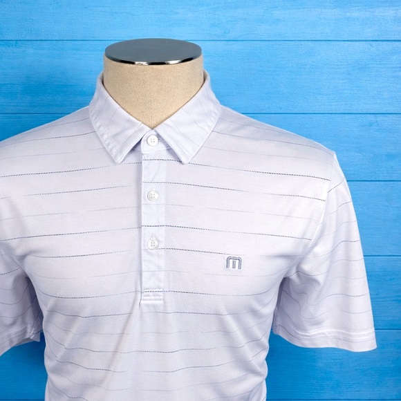 Travis Mathew Other - TravisMathew Pima Blend Striped Performance Polo Shirt - Men’s Large